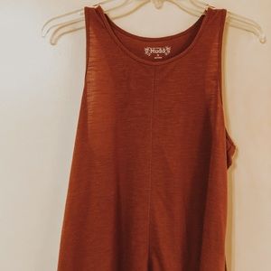 Burnt orange tank top